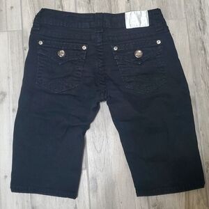 L. A. Idol black Jean shorts